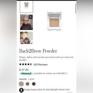 Eyebrow powder